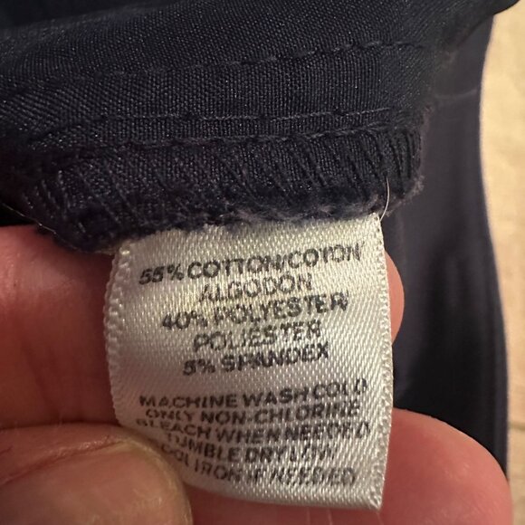 Ann Taylor Loft Womens Navy Dress Pants Size 4 Marissa Skinny - Picture 8 of 9